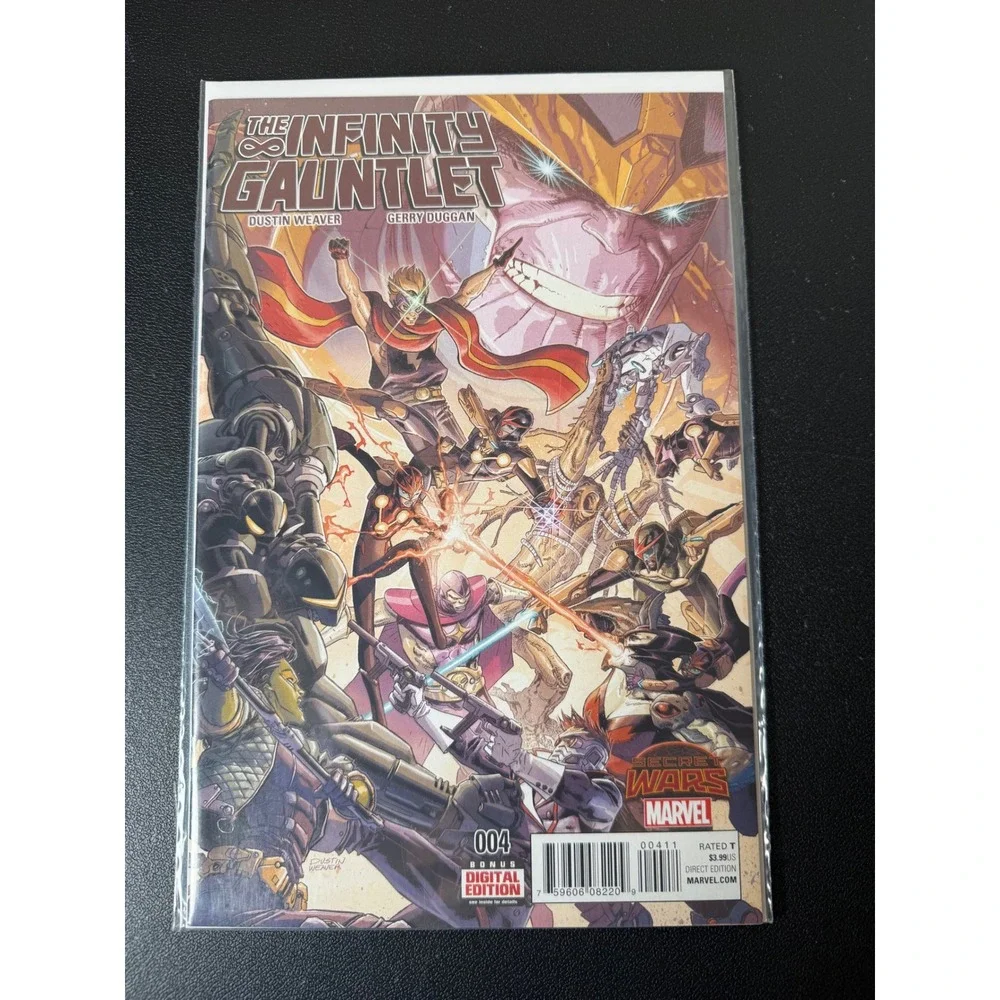 Marvel Secret Wars‎ The Infinity Gauntlet 4 Thanos Nova Dustin Weaver 2015 Comic